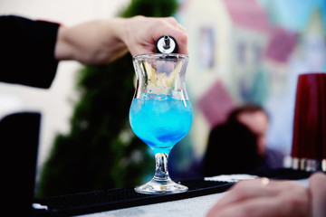 Blue Lagoon cocktail