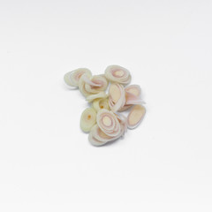 Fresh Lemon grass on white background