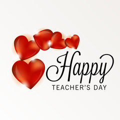 greeting card of teachers day