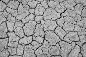Crack soil on dry season, Global worming effect.
