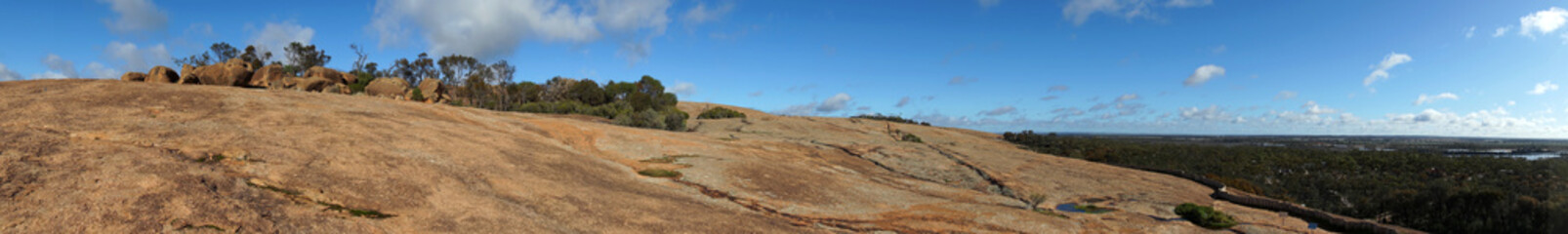 wave rock on the top