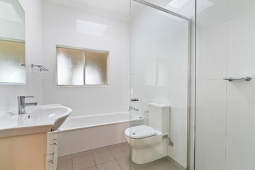 Naklejka na ściany i meble Bathroom of the luxurious house 
