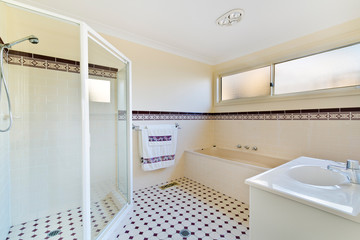 Bathroom of the luxurious house

