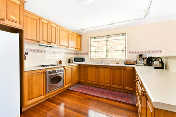 Modern gourmet kitchen interior