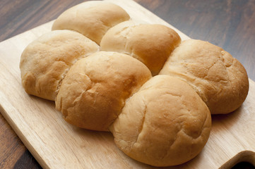 Delicious cooked gold buns