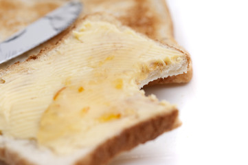 Buttered toast