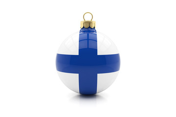 Weihnachtskugel Finnland