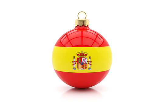 Weihnachtskugel Spanien