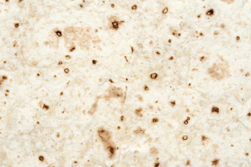 Background texture of a tortilla