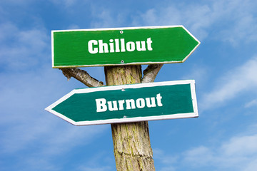 Fototapeta premium Schild 127 - Chillout