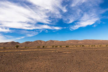 Fototapeta na wymiar Sahara desert landscape