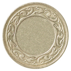 Blank bronze coin