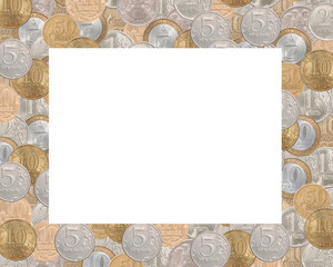 Frame of russian ruble