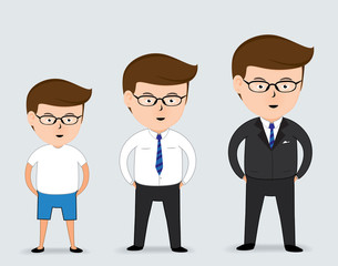 Business man cartoon ,vector 10, Business concept 