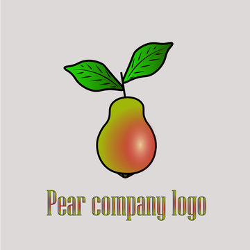Pear logo company
beautiful mature pears with red sidled like a company logo or illustration for design
