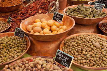 Marktstand auf Korsika