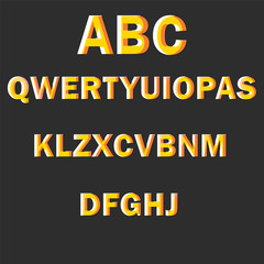 brilliant yellow honey English alphabet