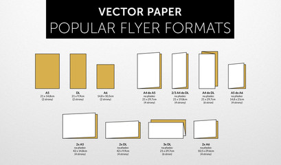 Internetional paper - flyer formats & folds vol.1