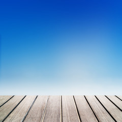 Old vintage brown wood panel tabletop with  Abstract .blur natur