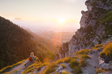 Nockstein Wanderung - Salzburger Land mit Sonnenuntergang