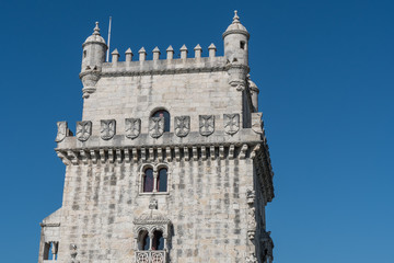 Fototapeta na wymiar Belem Tower on the Tagus river