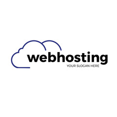 cloud web hosting icon