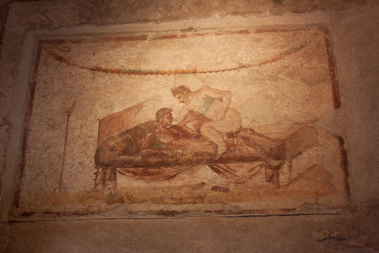 Fresko in Pompeji