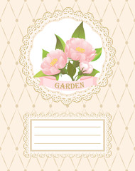 Background, card, invitation with pink peonies. 