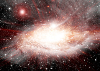 galaxy in a free space