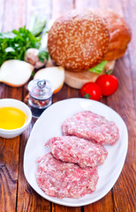 raw burgers