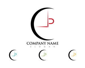 P Letter Clock Logo