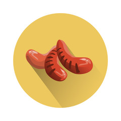 Sausage Traditional Food Oktoberfest Festival Icon