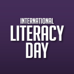  illustration of International Literacy Day.