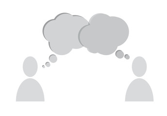 speech bubbles people