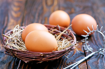 chicken eggs