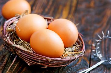 chicken eggs