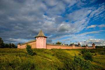 Obraz premium Monastery of Saint Euthymius Wall, Suzdal, Russia 