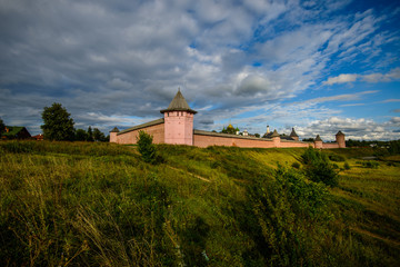 Fototapeta na wymiar Monastery of Saint Euthymius Wall, Suzdal, Russia 