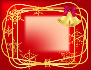 Christmas red  frame