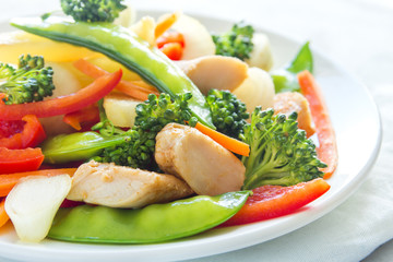 stir fry with chicken
