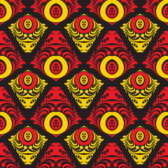 Seamless ornament pattern vector tile