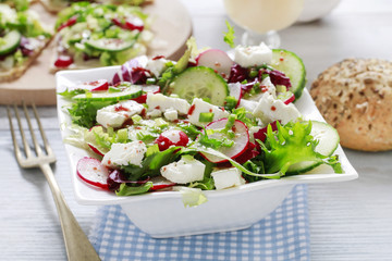 Bowl of healthy salad