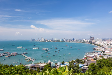 view of Pattaya city