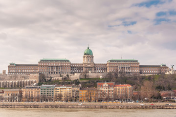 Fototapeta premium Buda Castle is the historical castle and palace complex of the Hungarian kings in Budapest.