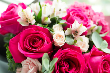 Red roses bouquet
