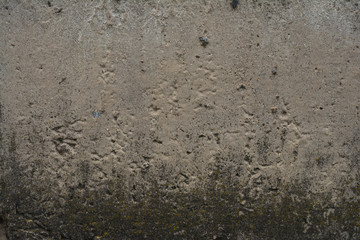 Old concrete with decal