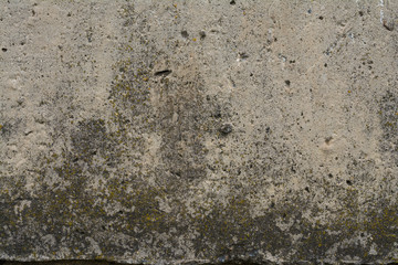 Old concrete with decal