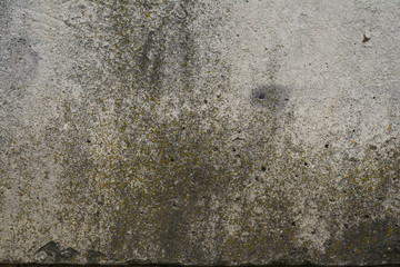 Old concrete with decal