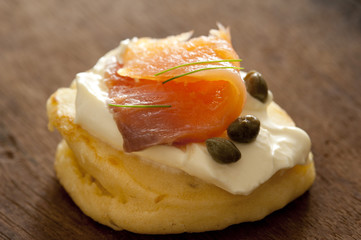 one tasty salmon appetizer