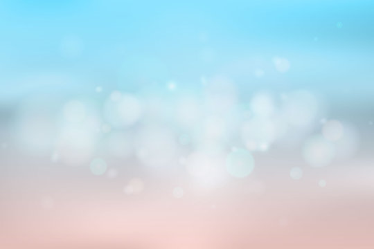 abstract background blue bokeh blur vector